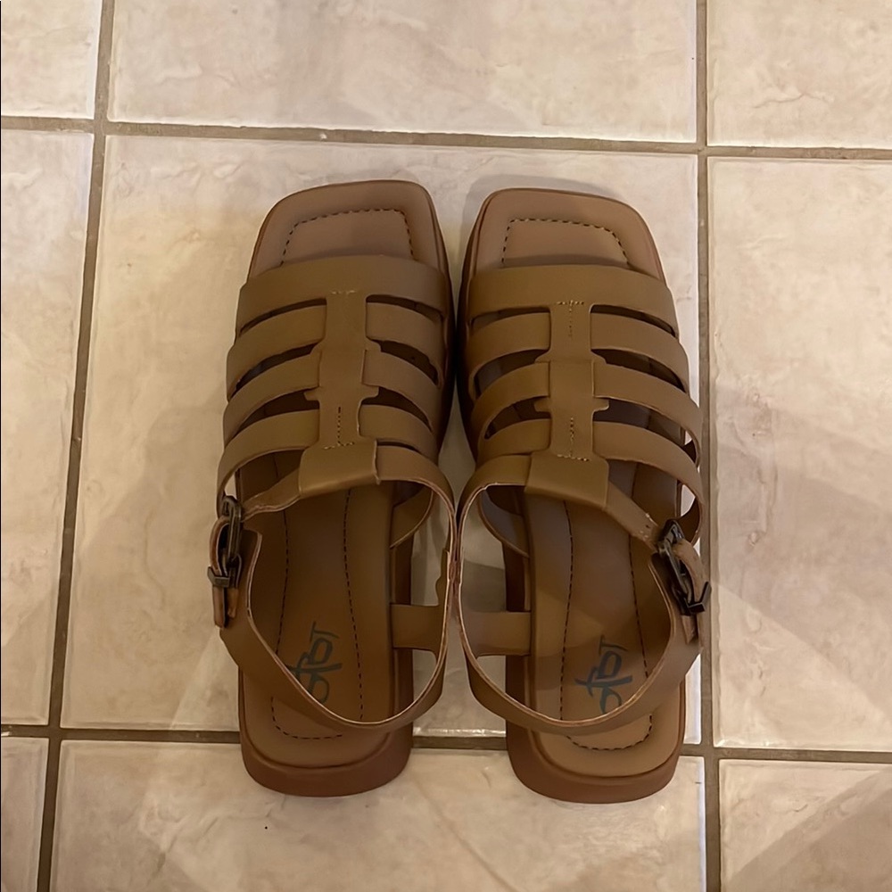 OTBT ARCHAIC in NUDE Platform Sandals